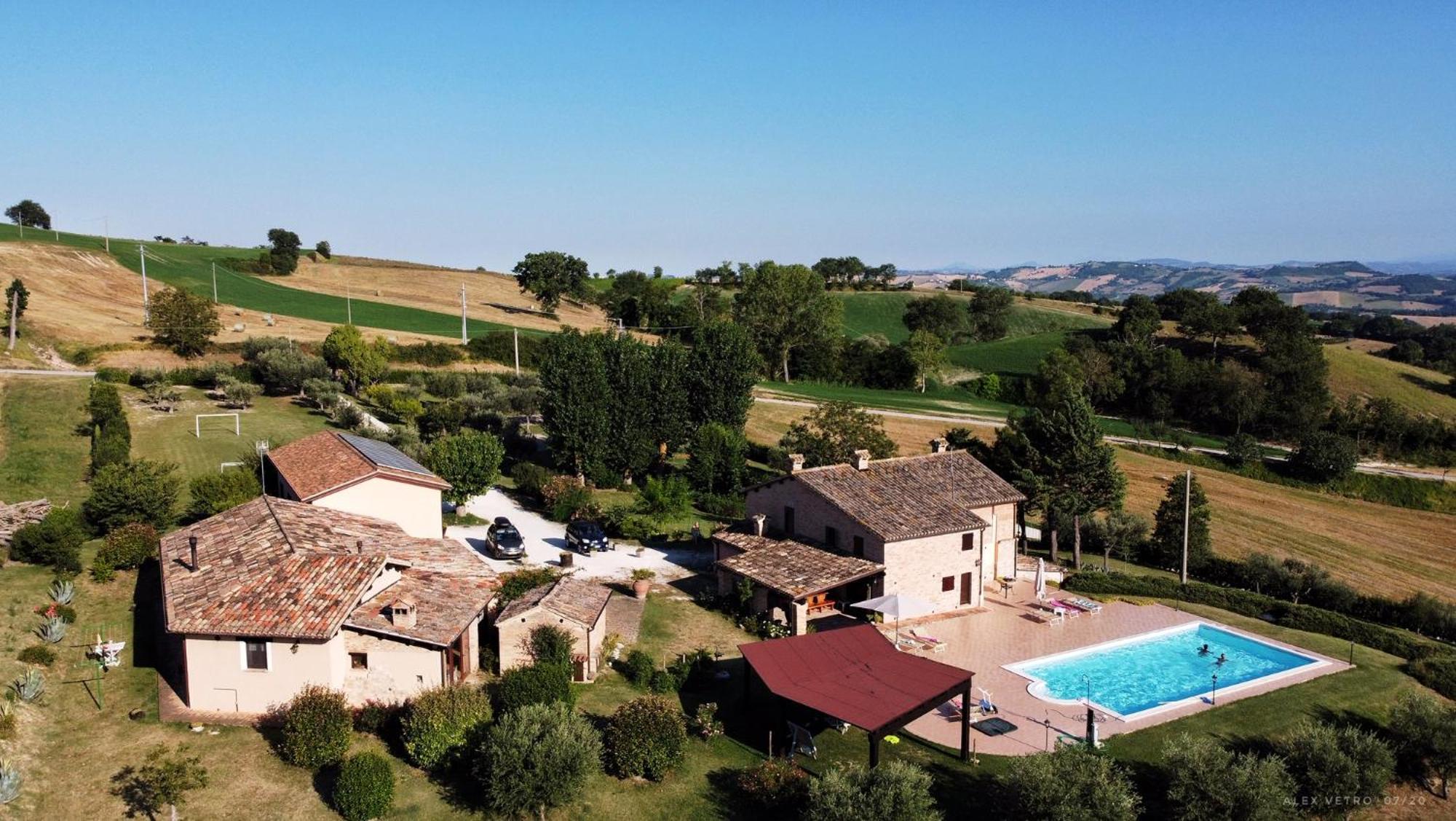 Agriturismo Villa Rosetta San Severino Marche Bagian luar foto